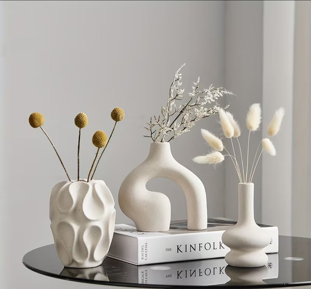 Nordic geometric vases from the home essentials range
